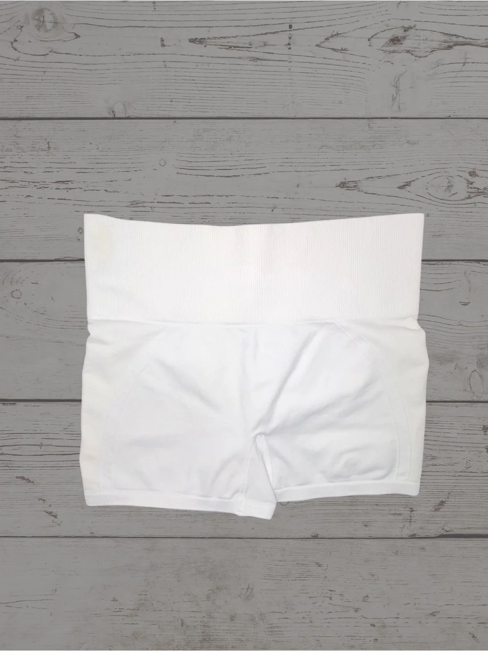 Tory Burch Sport Seamless Short White Compression Bike Short NWOT Sz S 0-2